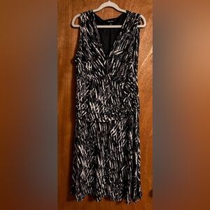 Nine West Black and White Sheath Dress